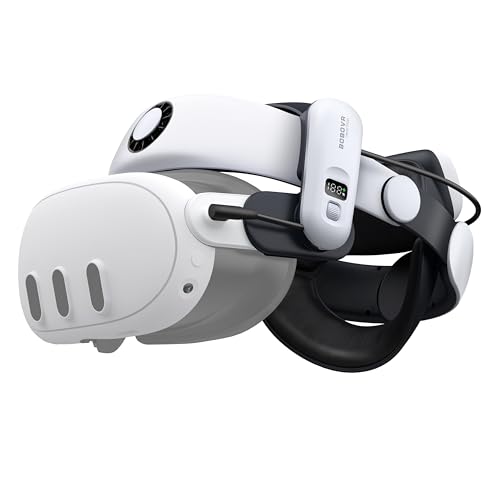 BOBOVR S3 Pro Headstrap mit „Air Conditioner“ und 10.000-mAh Hot-Swap-Akku (B100), kompatibel mit Meta Quest 3
